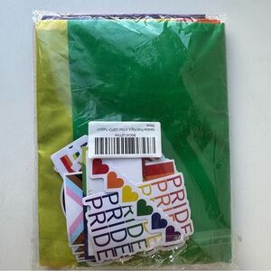 Rainbow Pride Flag And  Sticker Pack OS